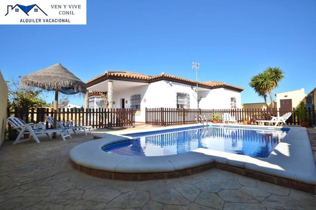 Chalet Con Piscina Privada En Conil Conil de la Frontera Kültér fotó